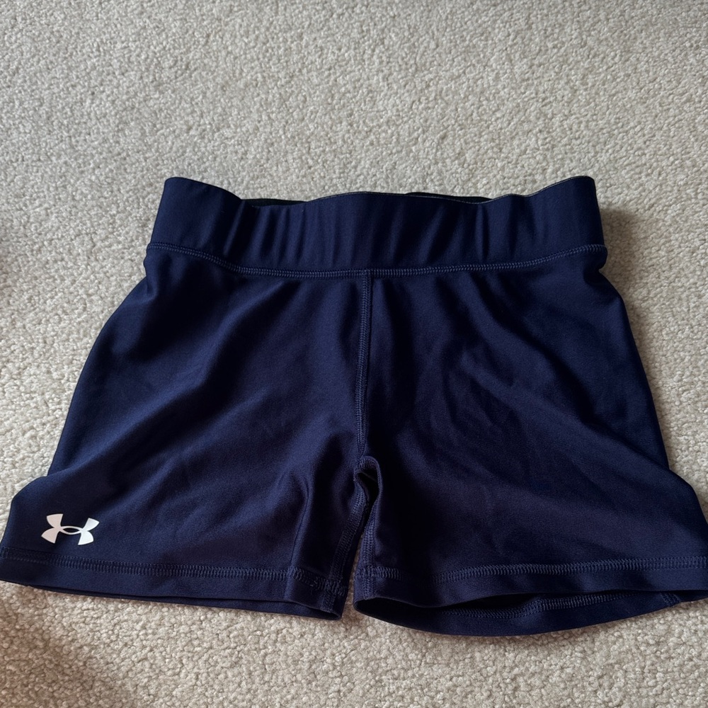 Under Armour Women's Dark Blue Athletic Shorts